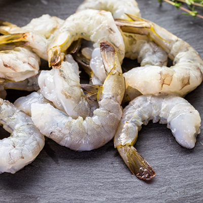 Extra Jumbo Raw EZ Peel White Shrimp