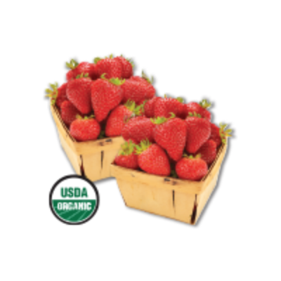 Organic Strawberries 1 lb. pkg.