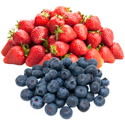 Blueberries, 1 pint or Strawberries, 1 lb. pkg