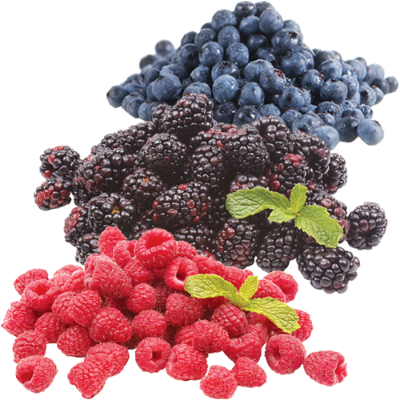 Pint Blueberries, 6 oz. Raspberries or Blackberries