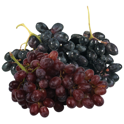 Red or Black Seedless Grapes