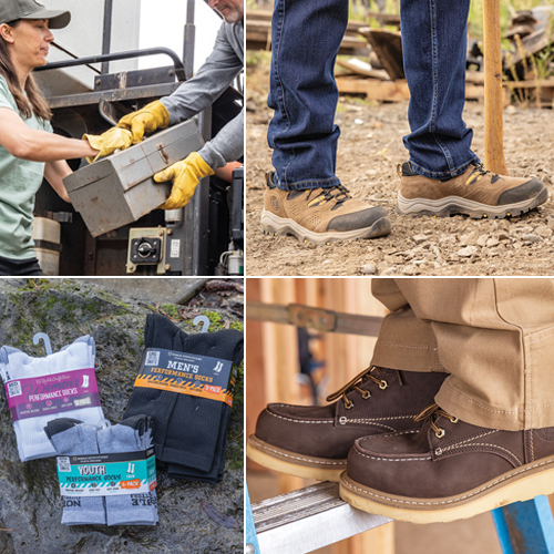 Noble Outfitters™ Men’s & Women’s Leather Footwear; Socks & Gloves for the Family