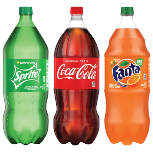 Coca-Cola, Coke Zero, Sprite or Fanta