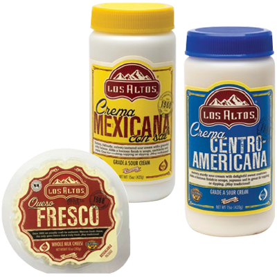 Los Altos Queso Fresco or Cremas