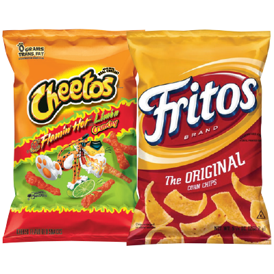 Cheetos or Fritos Corn Chips