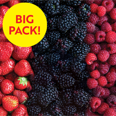 2 lb. Strawberries or 12 oz. Raspberries or Blackberries